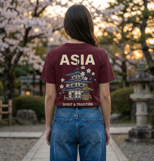 RoamLikeSummer Unisex T-Shirt ASIA dark cherry