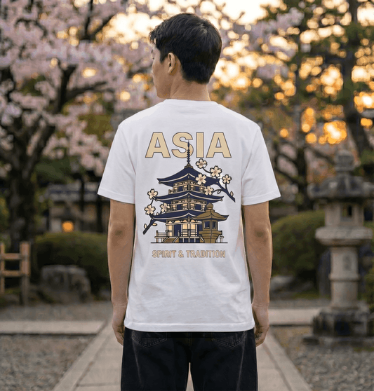 RoamLikeSummer Unisex T-Shirt ASIA white