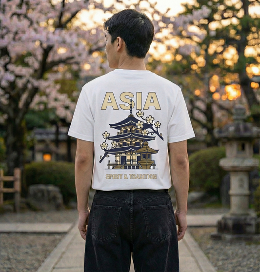RoamLikeSummer Unisex T-Shirt ASIA white