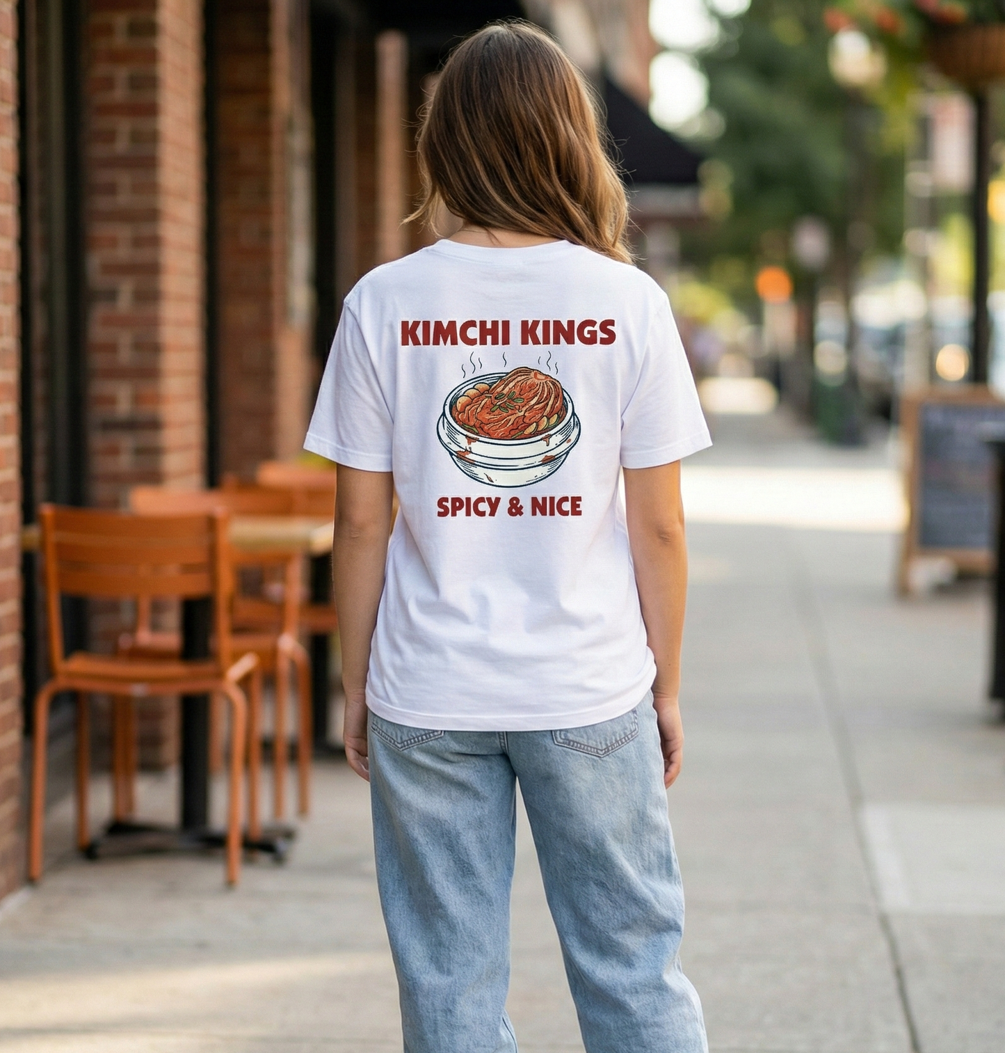 RoamLikeSummer Unisex T-Shirt Kimchi Kings white