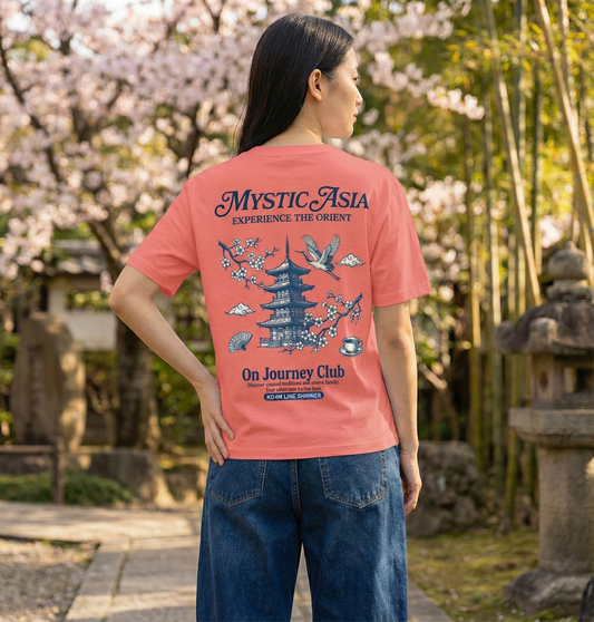 RoamLikeSummer Unisex T-Shirt Mystic Asia coral