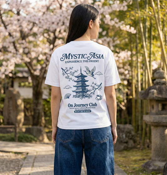 RoamLikeSommer Unisex T-Shirt Mystic Asia white