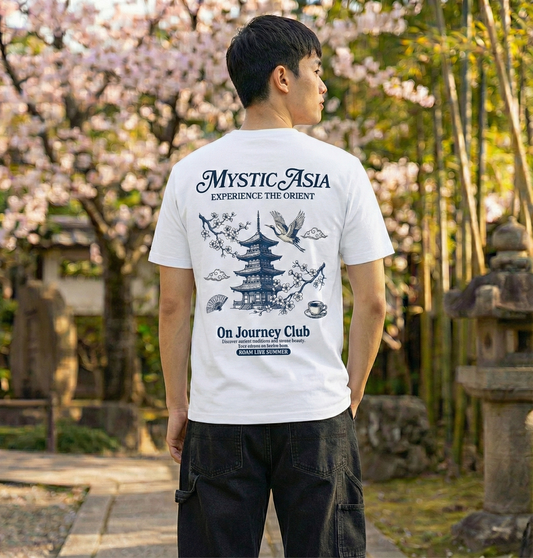 RoamLikeSommer Unisex T-Shirt Mystic Asia white