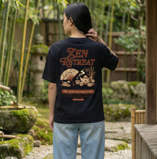 RoamLikeSummer Unisex T-Shirt Zen Retreat black