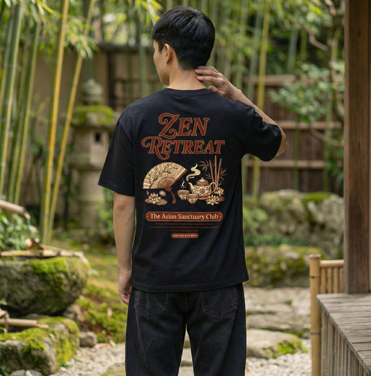 RoamLikeSummer Unisex T-Shirt Zen Retreat black