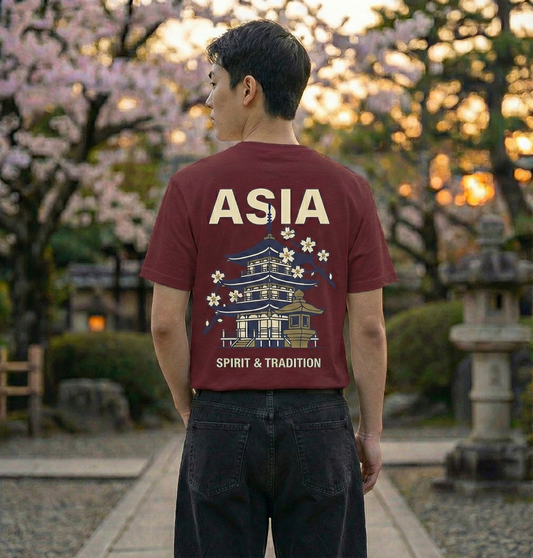 RoamLikeSummer Unisex T-Shirt ASIA dark cherry