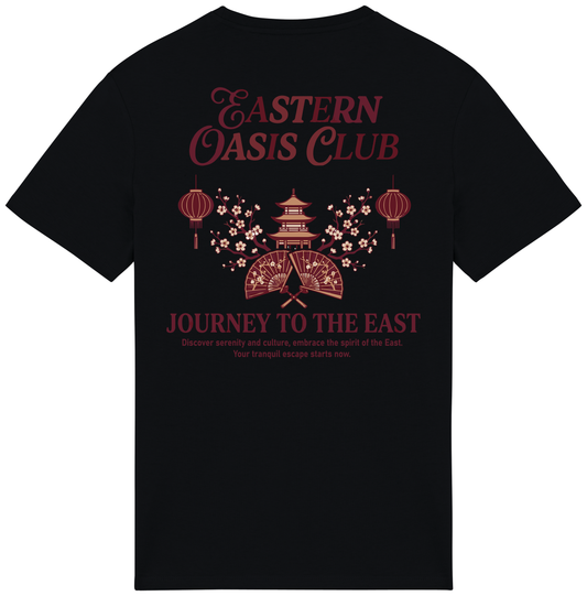 RoamLikeSummer Unisex T-Shirt Eastern Oasis Club black