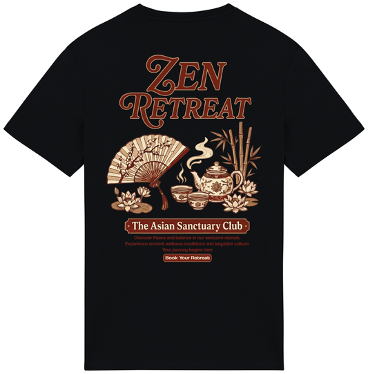 RoamLikeSummer Unisex T-Shirt Zen Retreat black