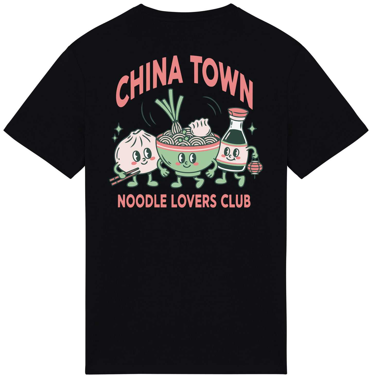 RoamLikeSummer Unisex T-Shirt China Town black