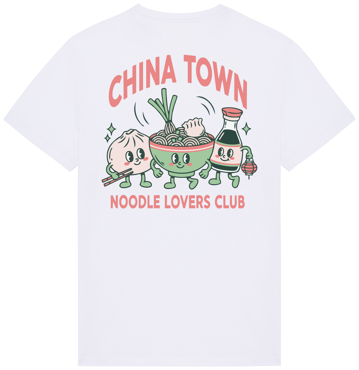 RoamLikeSummer Unisex T-Shirt China Town white