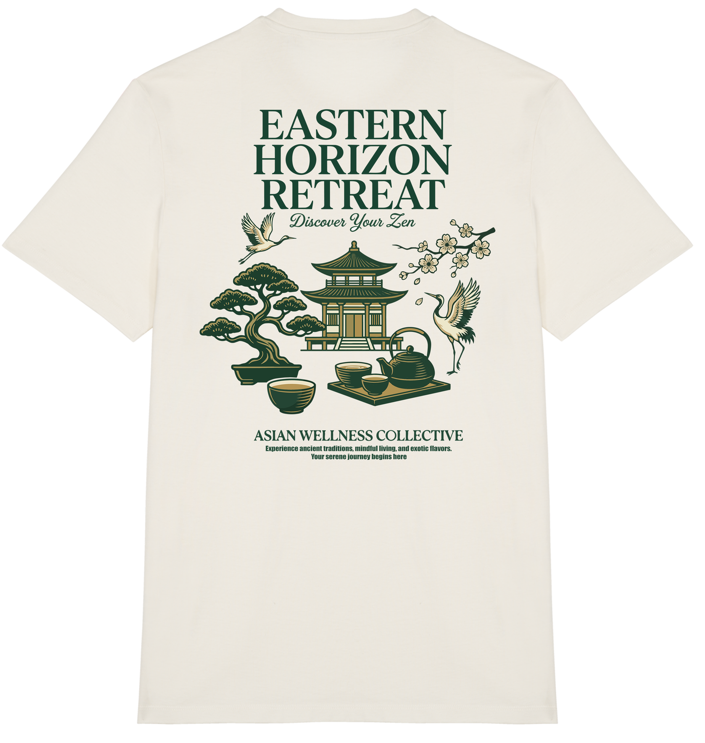 RoamLikeSummer Unisex T-Shirt Eastern Horizon ivory