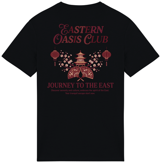 RoamLikeSummer Unisex T-Shirt Eastern Oasis Club black