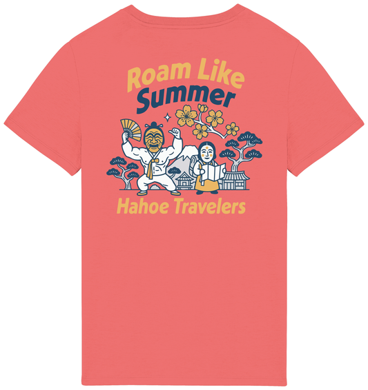 RoamLikeSummer T-Shirt Hahoe Travelers coral