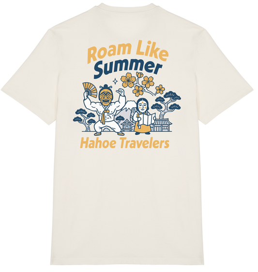 RoamLikeSummer Unisex T-Shirt Hahoe Travelers ivory