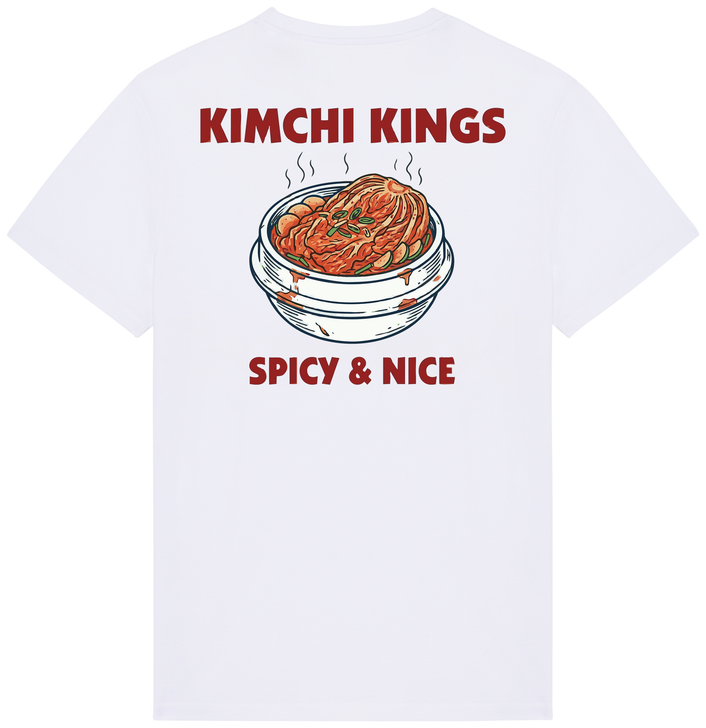 RoamLikeSummer Unisex T-Shirt Kimchi Kings white