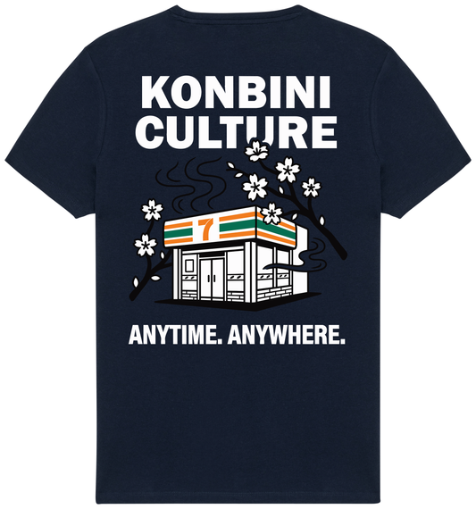 RoamLikeSummer Unisex T-Shirt Konbini Culture navy