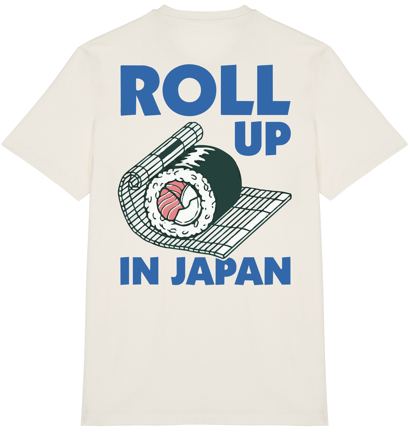 RoamLikeSummer Unisex T-Shirt Roll Up ivory