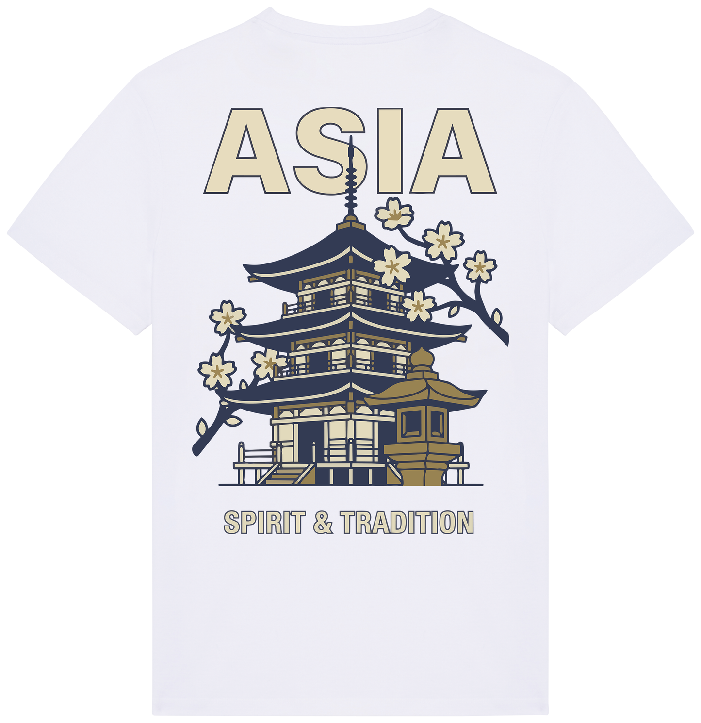 RoamLikeSummer Unisex T-Shirt ASIA white