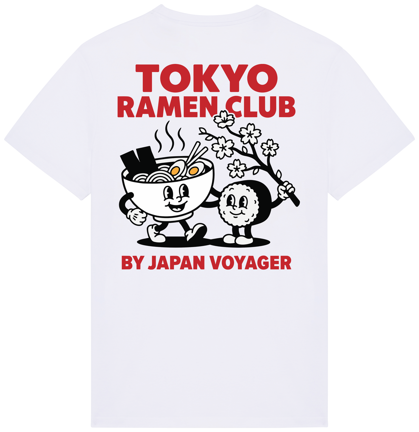 RoamLikeSummer Unisex T-Shirt Ramen Club white